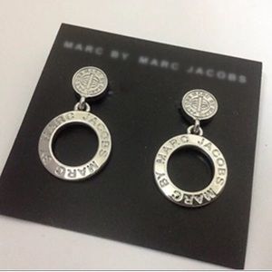 Silver Tone Lock Post Earrings